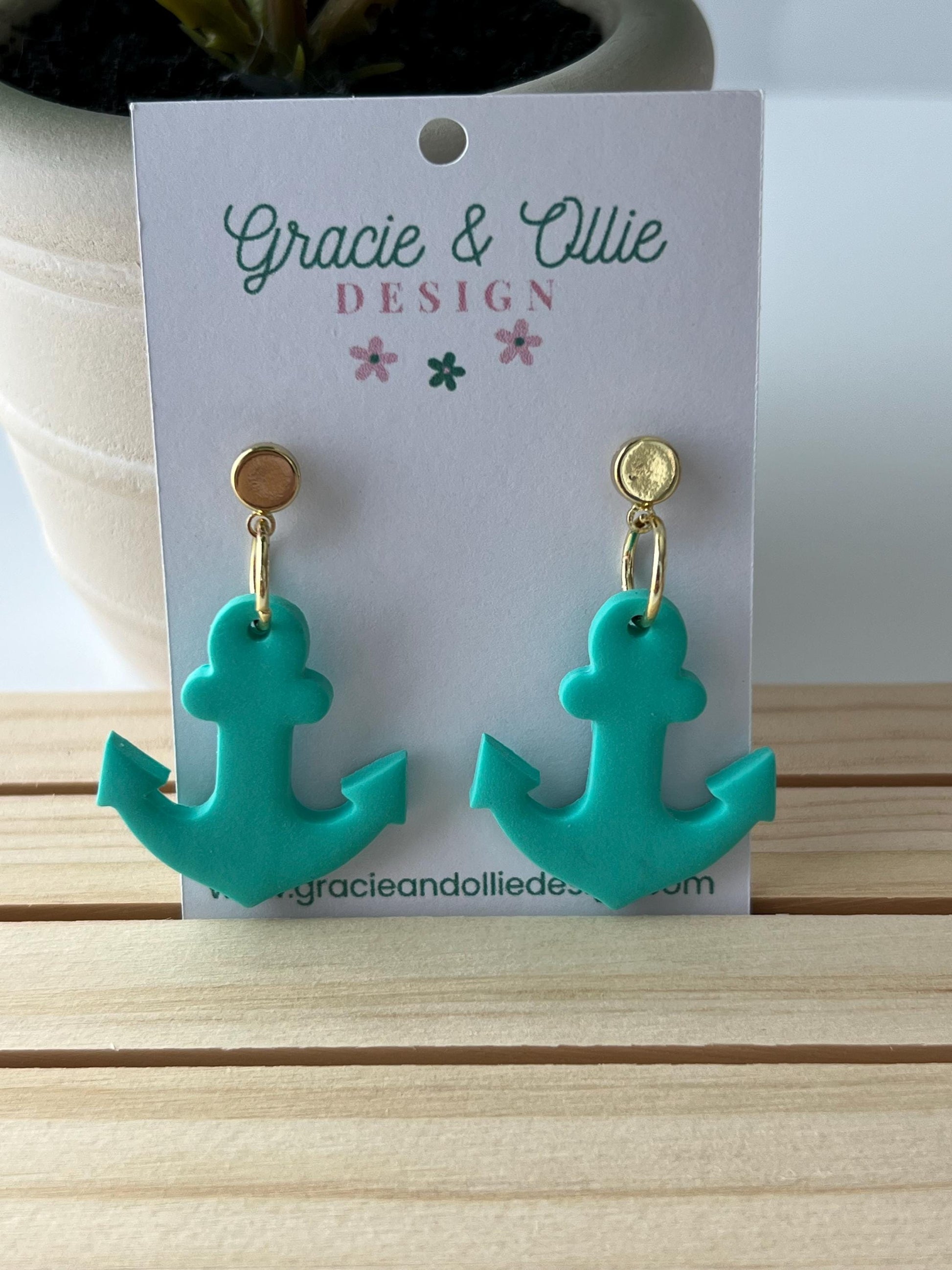 Handmade, Lightweight, Clay Earrings