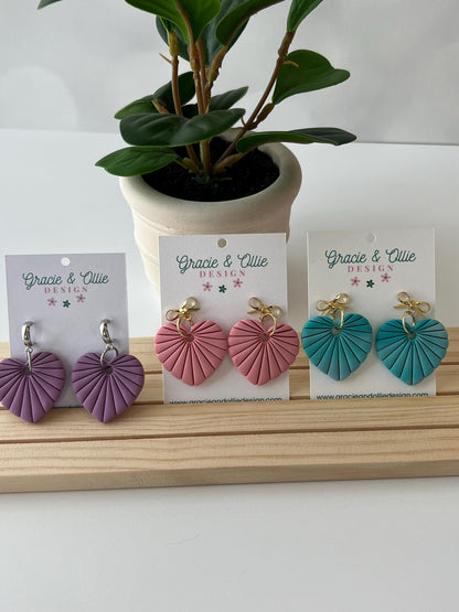 Handmade, Lightweight, Clay Earrings
