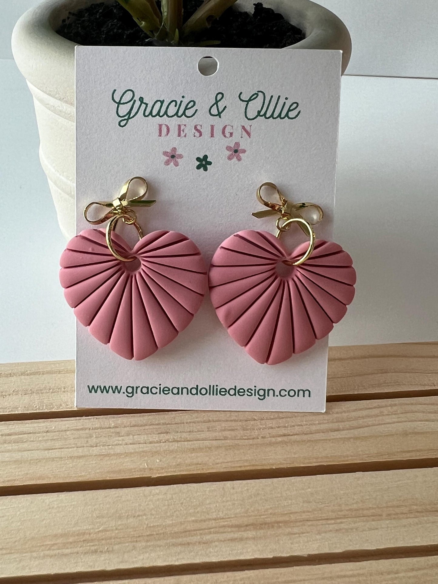 Handmade, Lightweight, Clay Earrings