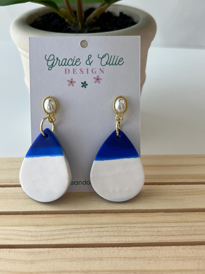 Handmade, Lightweight, Clay Earrings