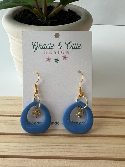 Handmade, Lightweight, Clay Earrings