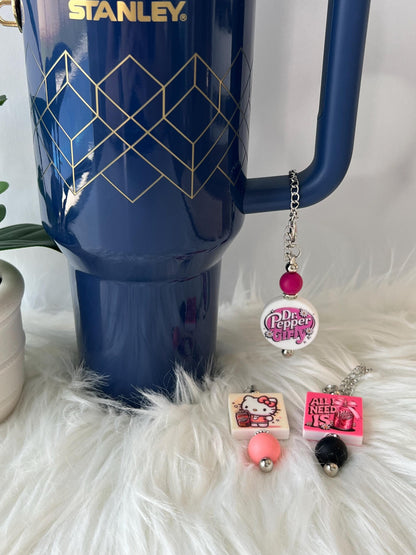Dr Pepper Stanley/Bogg Bag Charm: Tumbler/Purse Accessory