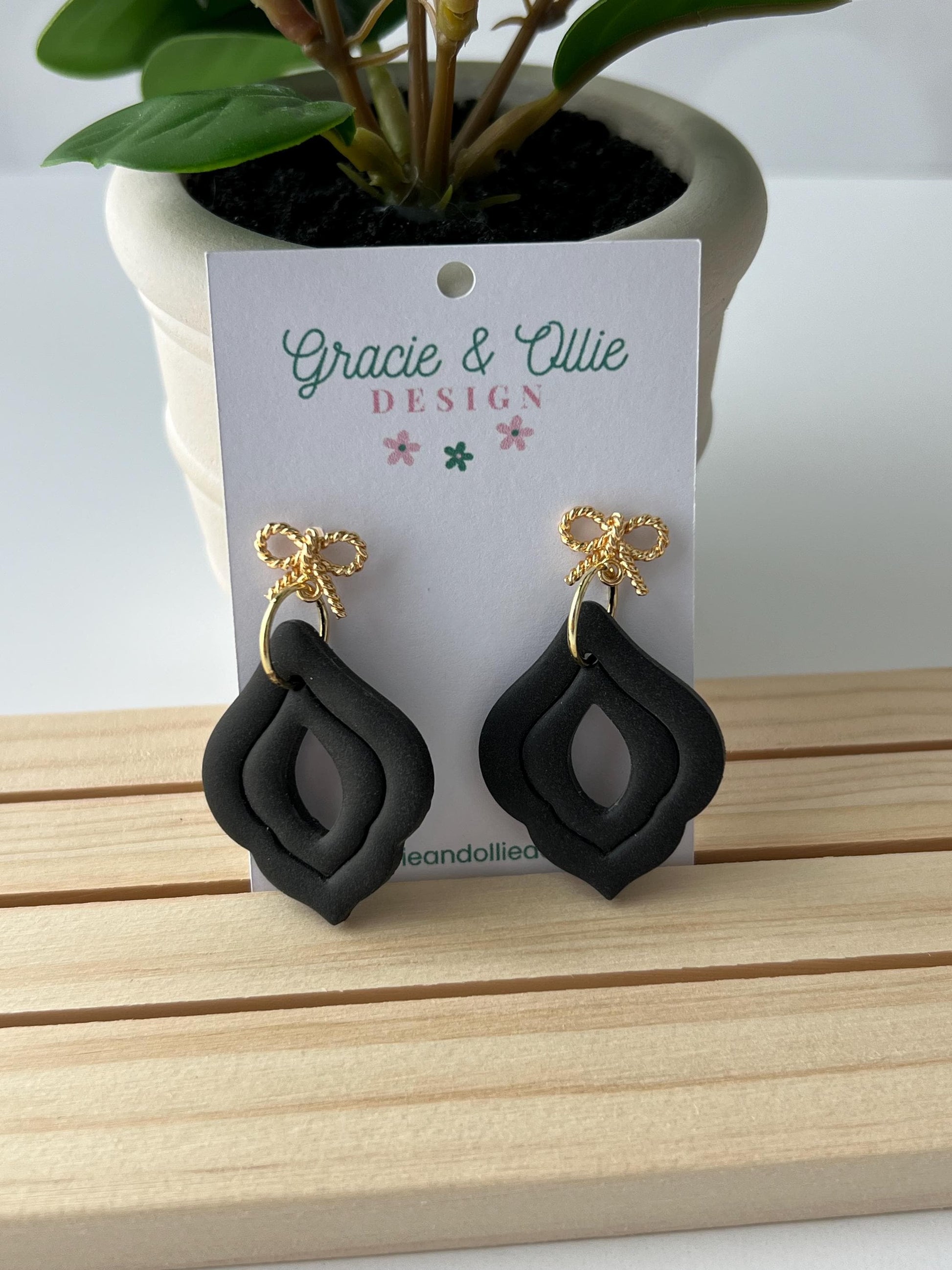 Handmade, Lightweight, Clay Earrings