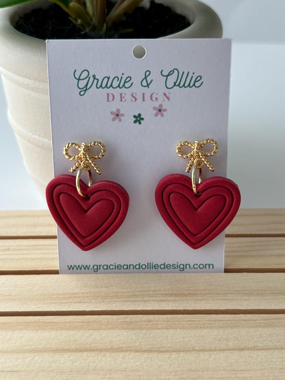 Handmade, Lightweight, Clay Earrings