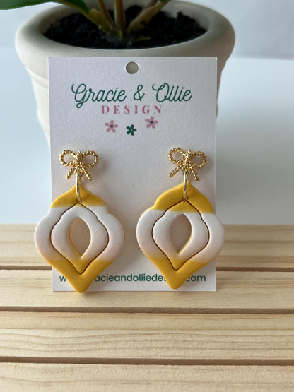 Handmade, Lightweight, Clay Earrings