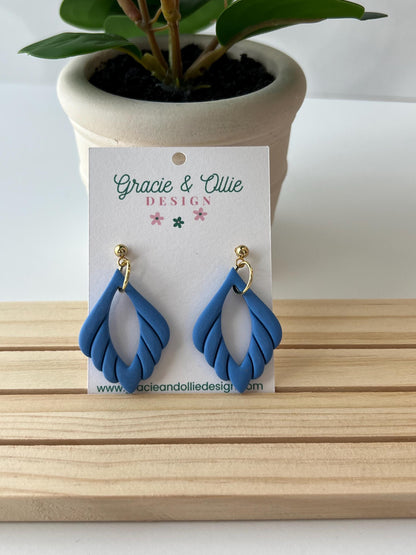 Handmade, Lightweight, Clay Earrings