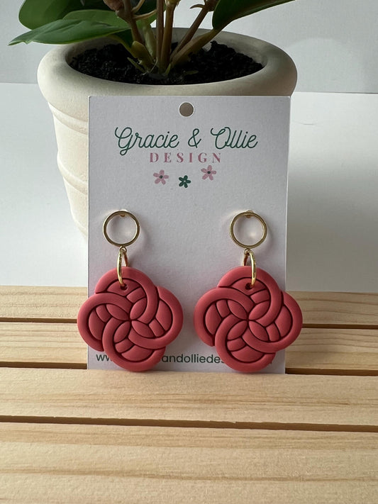 Handmade, Lightweight, Clay Earrings