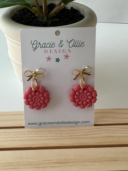 Handmade, Lightweight, Clay Earrings