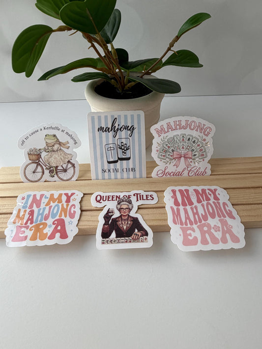 Mahjong Stickers- Waterproof Laptop Decal